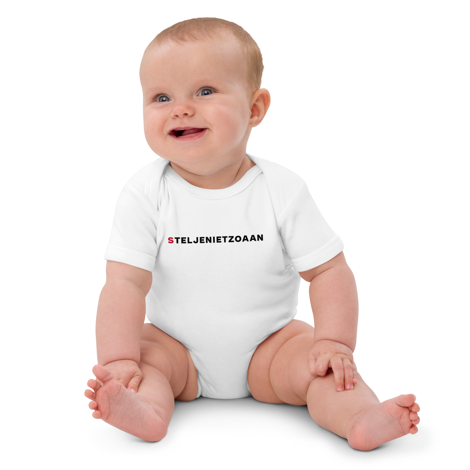 Baby romper van biologisch katoen